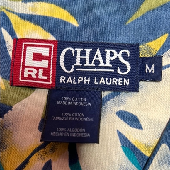 Ralph Lauren Mens Hawaiian printed button down casual floral print size Medium - Picture 2 of 14